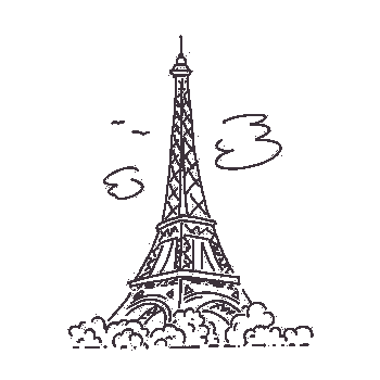 Eiffel Tower doodle